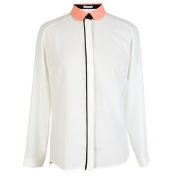 kookai 2013年春夏黑色前襟白色襯衫 第3頁(yè) vogue時(shí)尚網(wǎng)