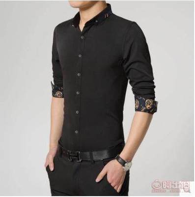 【自主品牌廠家主推特價爆款2015新款大貨高品質男士韓版修身襯衫男長袖襯衣Q0290809】南充市嘉陵區芭黎陽光服飾店 - 產品庫